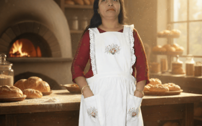 Elegance in Every Stitch – Handcrafted Cotton Apron by RWHL