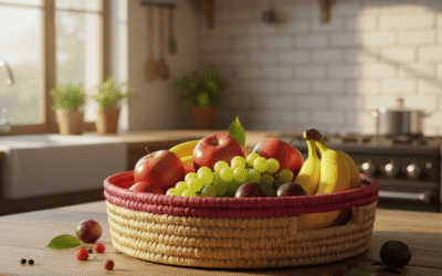 Natural Handmade Fruit Basket – Beautiful & Practical for Everyday Use
