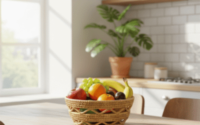 Elegant Handmade Handicraft Fruit Basket – Natural, Stylish & Eco-Friendly