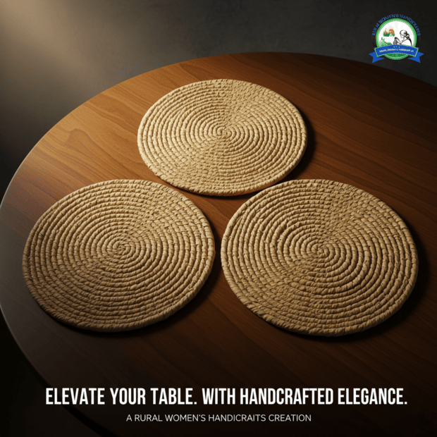 Handmade Artisan Placemat – Natural, Durable & Stylish Table Décor