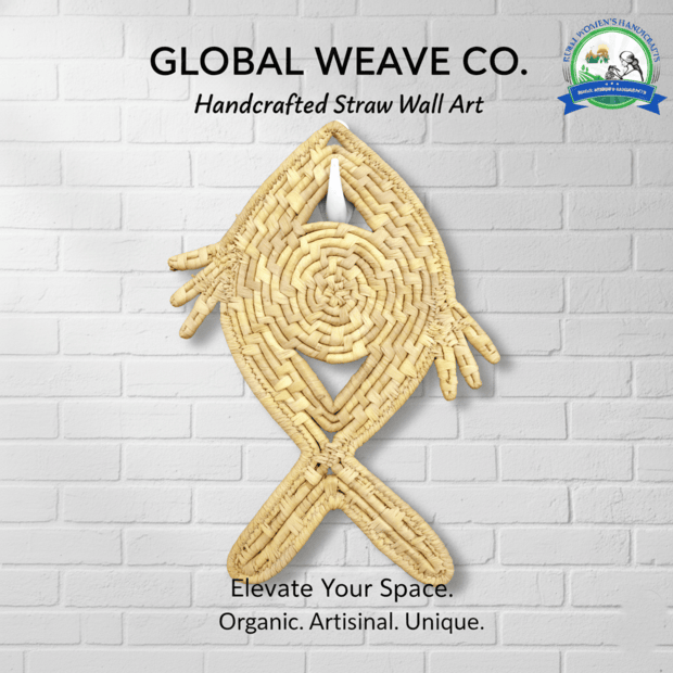 Handcrafted Fish-Style Placemat – Unique, Natural & Artistic Table Décor