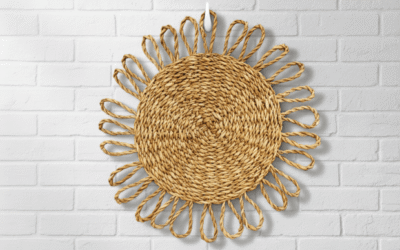 Handmade Fish-Style Flower Placemat – Artistic, Eco-Friendly & Beautifully Crafted