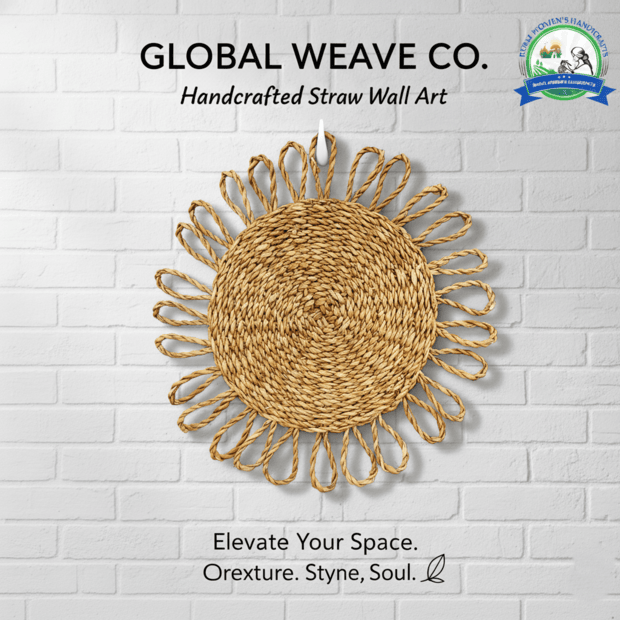 Handmade Fish-Style Flower Placemat – Artistic, Eco-Friendly & Beautifully Crafted