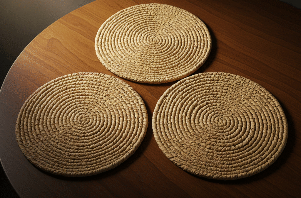 Handwoven Natural Table Placemats